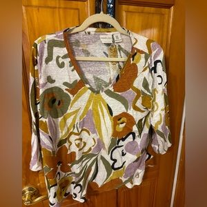 Women’s Rachel Zoe Floral Shirt Size 1X